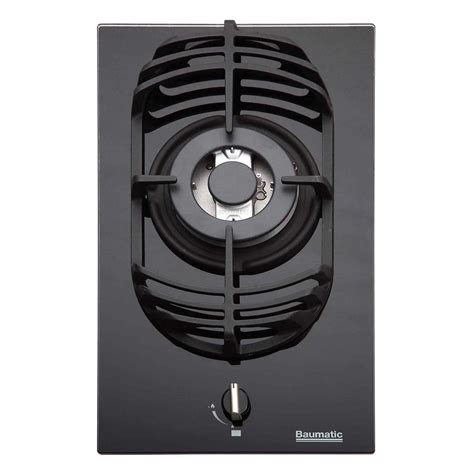 baumatic gas hob black